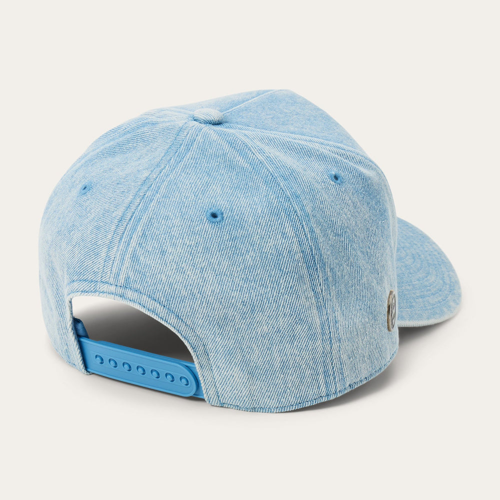 Buffalo Patch Trucker Hat Light Denim | Stetson Hats