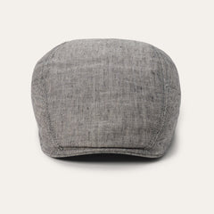 Linen Ivy Cap Grey Herringbone | Stetson Hats