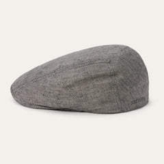 Linen Ivy Cap Grey Herringbone | Stetson Hats