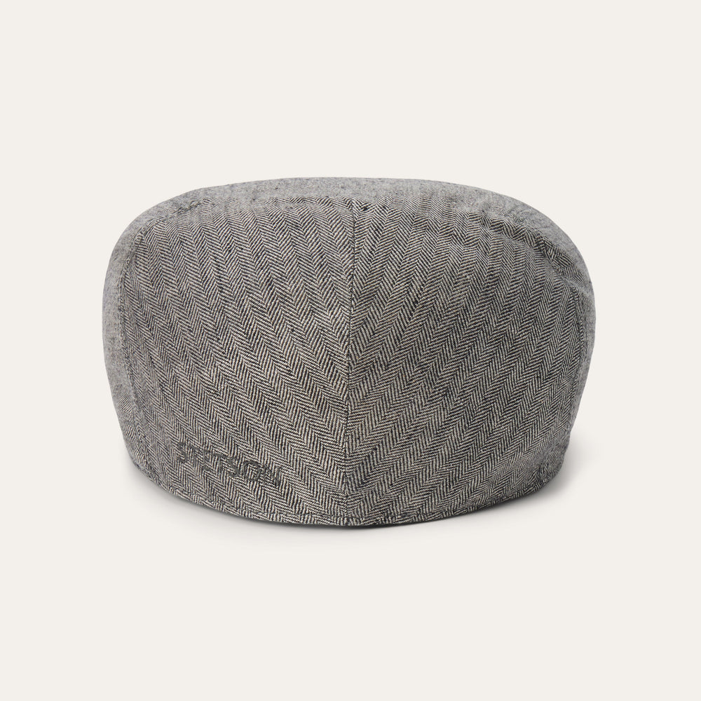 Linen Ivy Cap Grey Herringbone | Stetson Hats