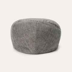Linen Ivy Cap Grey Herringbone | Stetson Hats