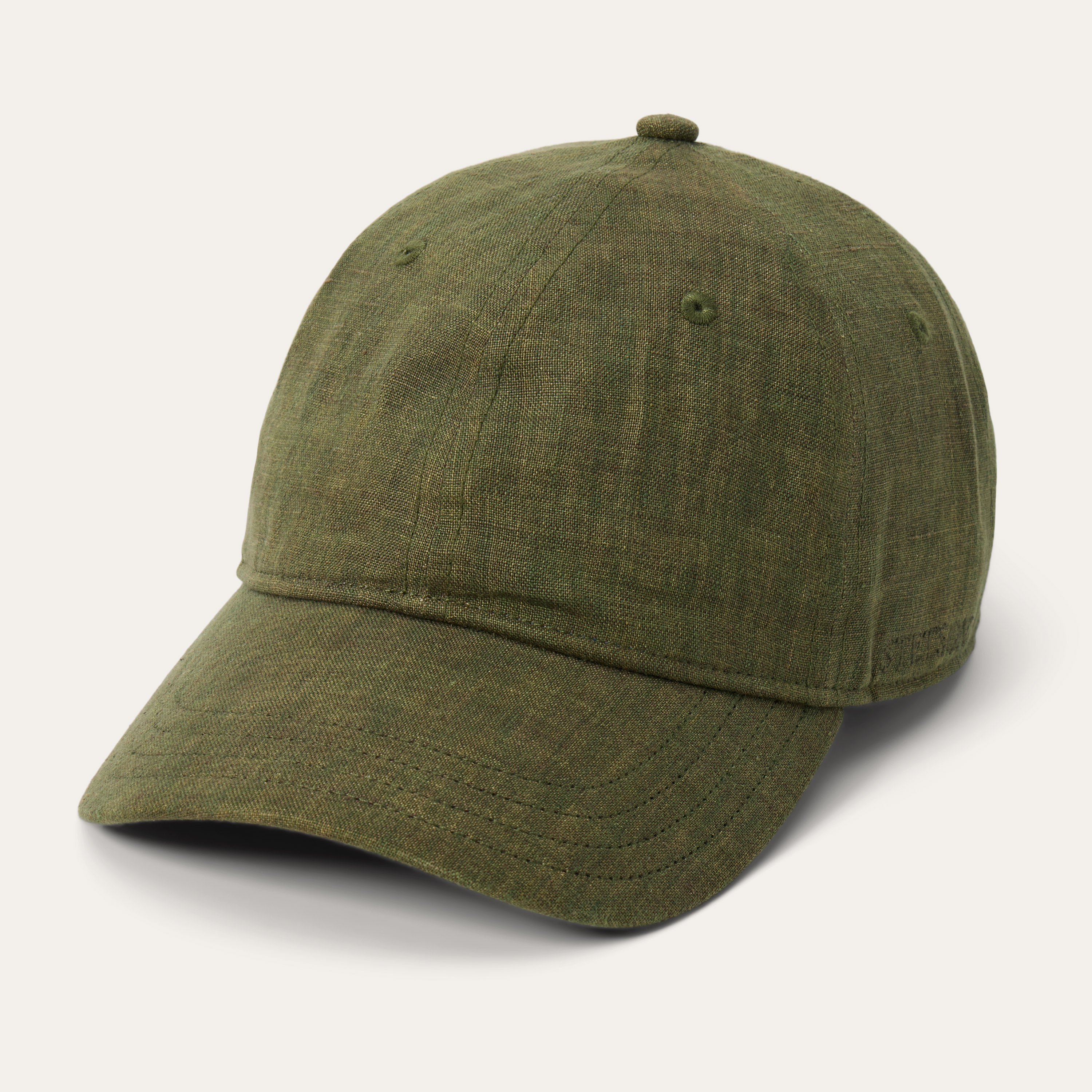 Linen Baseball Cap Olive | Stetson Hats