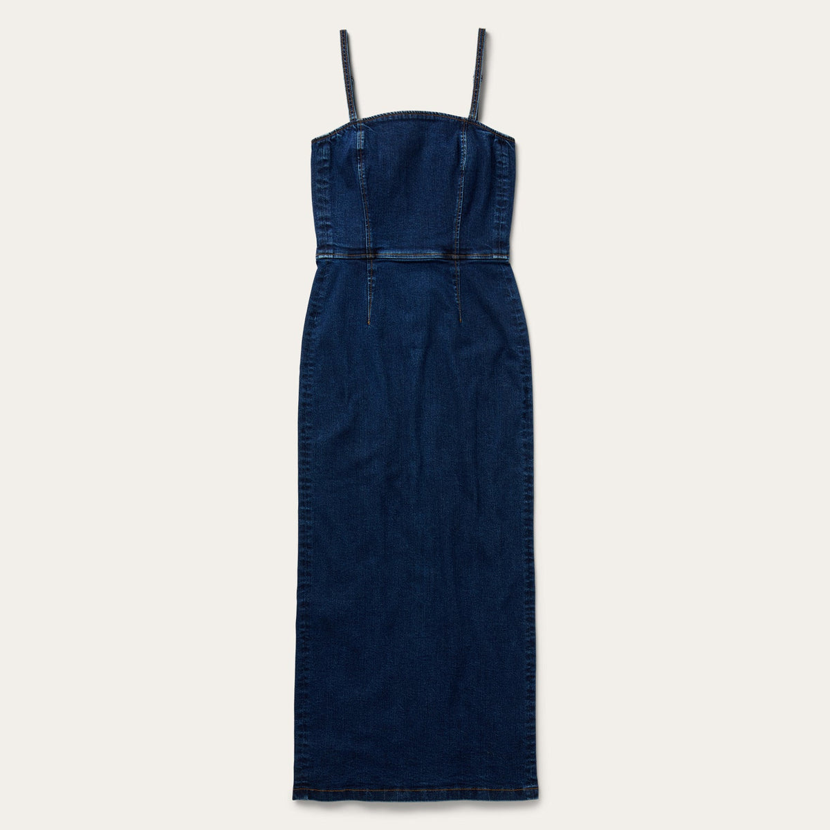Stretch Denim Fitted Dress Blue | Stetson Women