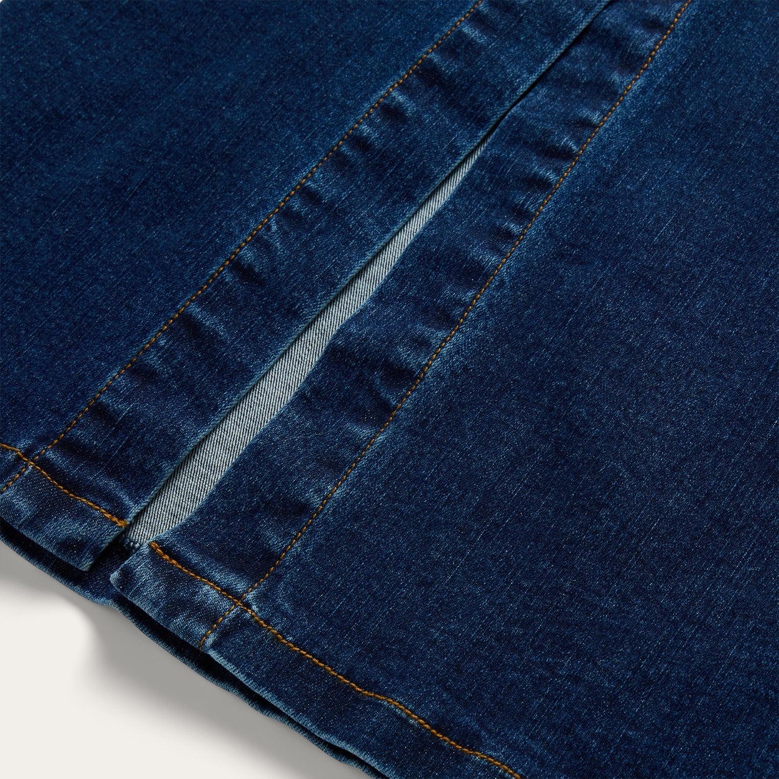 Stretch Denim Fitted Dress Blue | Stetson Women