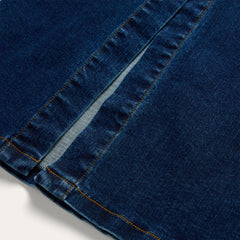 Stretch Denim Fitted Dress Blue | Stetson Women