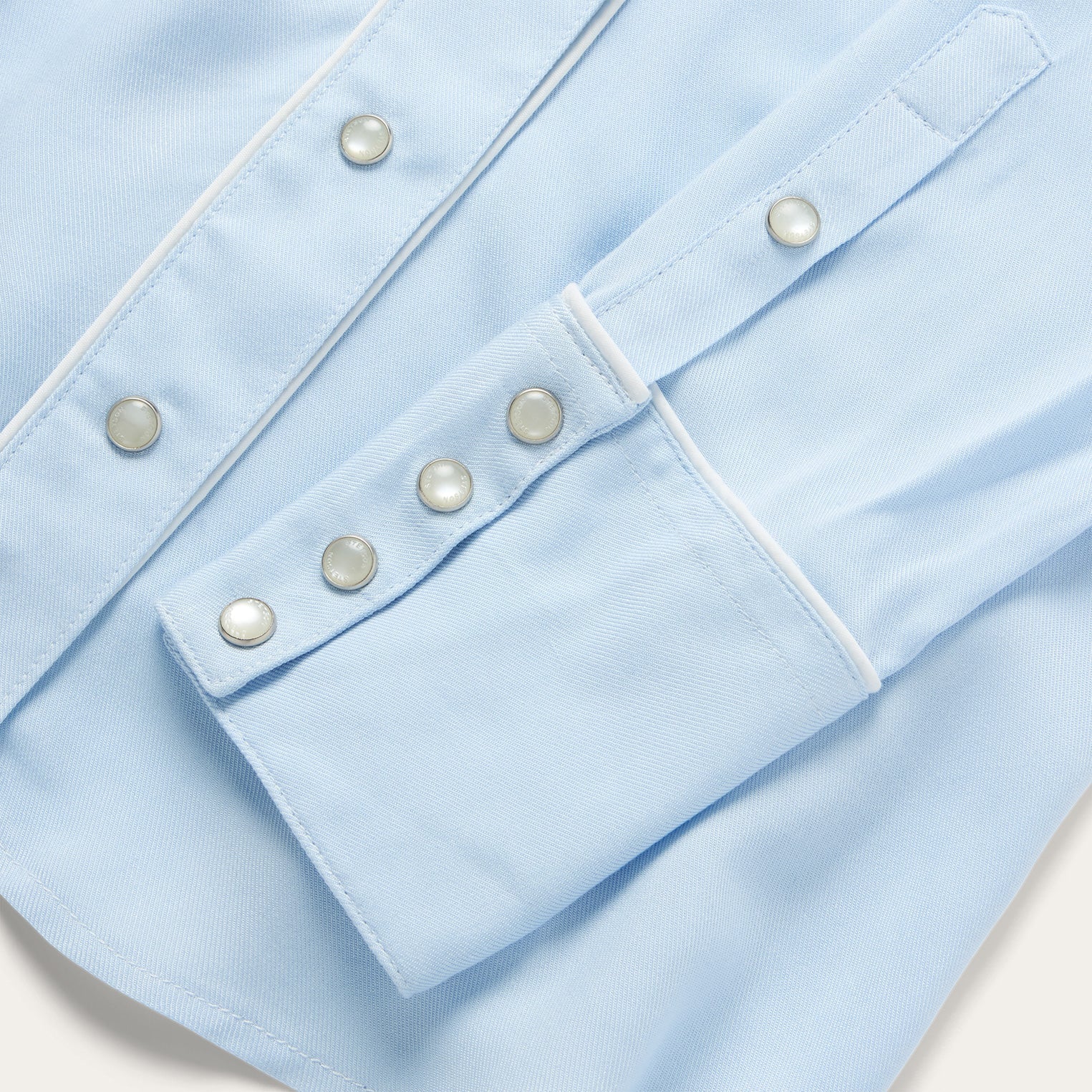 Embroidered Retro Western Shirt Blue | Stetson Women