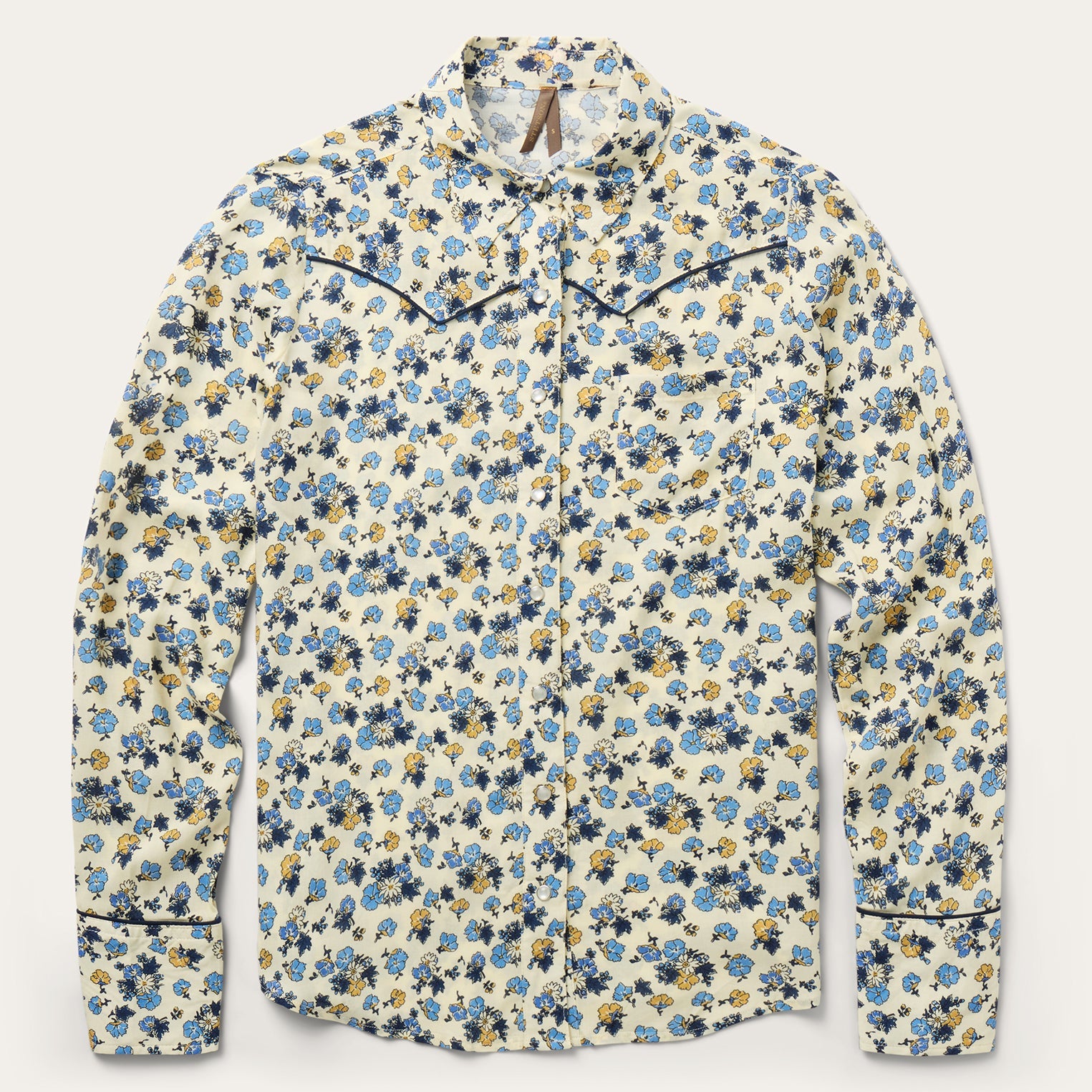 Field Flowers Print Shirt Yellow | Stetson Women