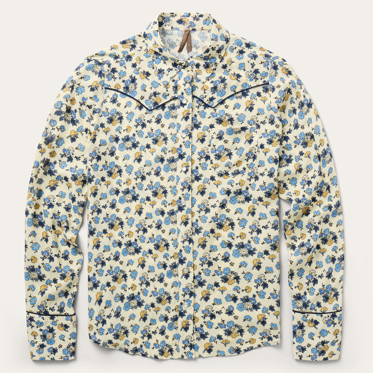 Field Flowers Print Shirt Yellow | Stetson Women