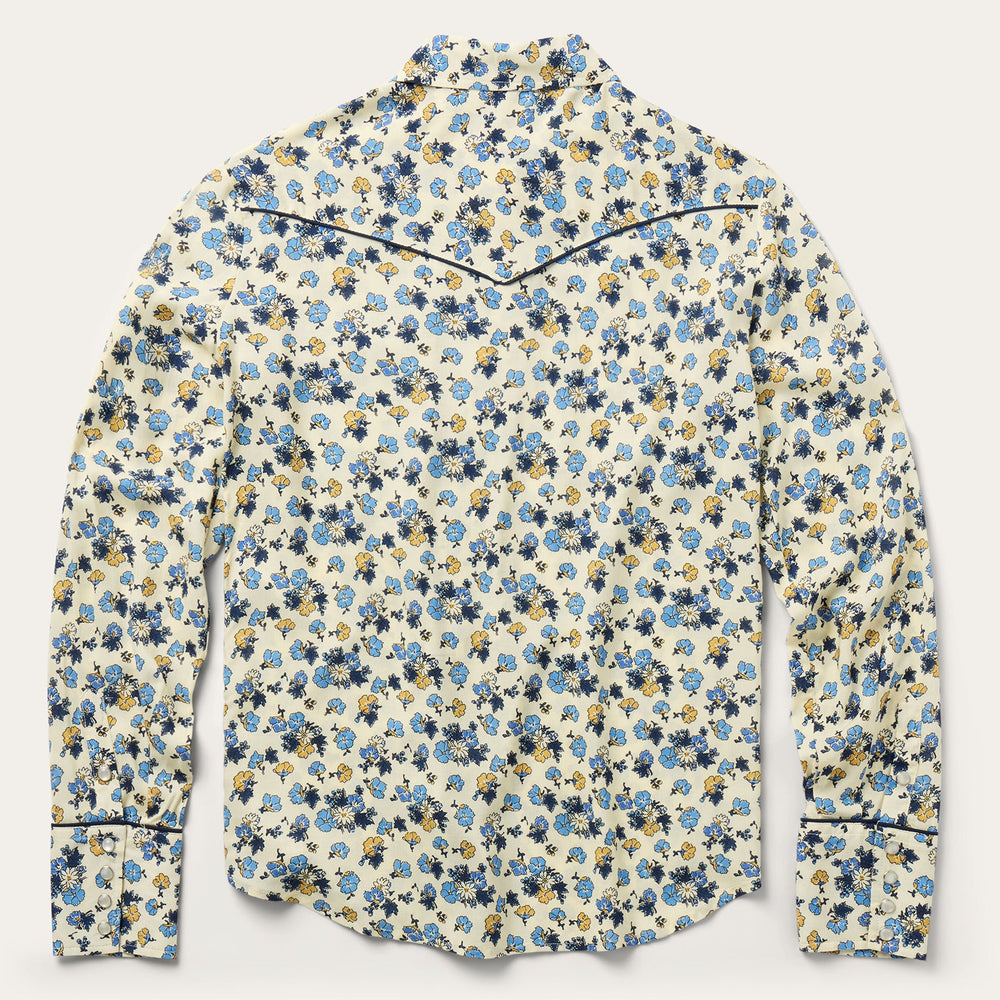Field Flowers Print Shirt Yellow | Stetson Women