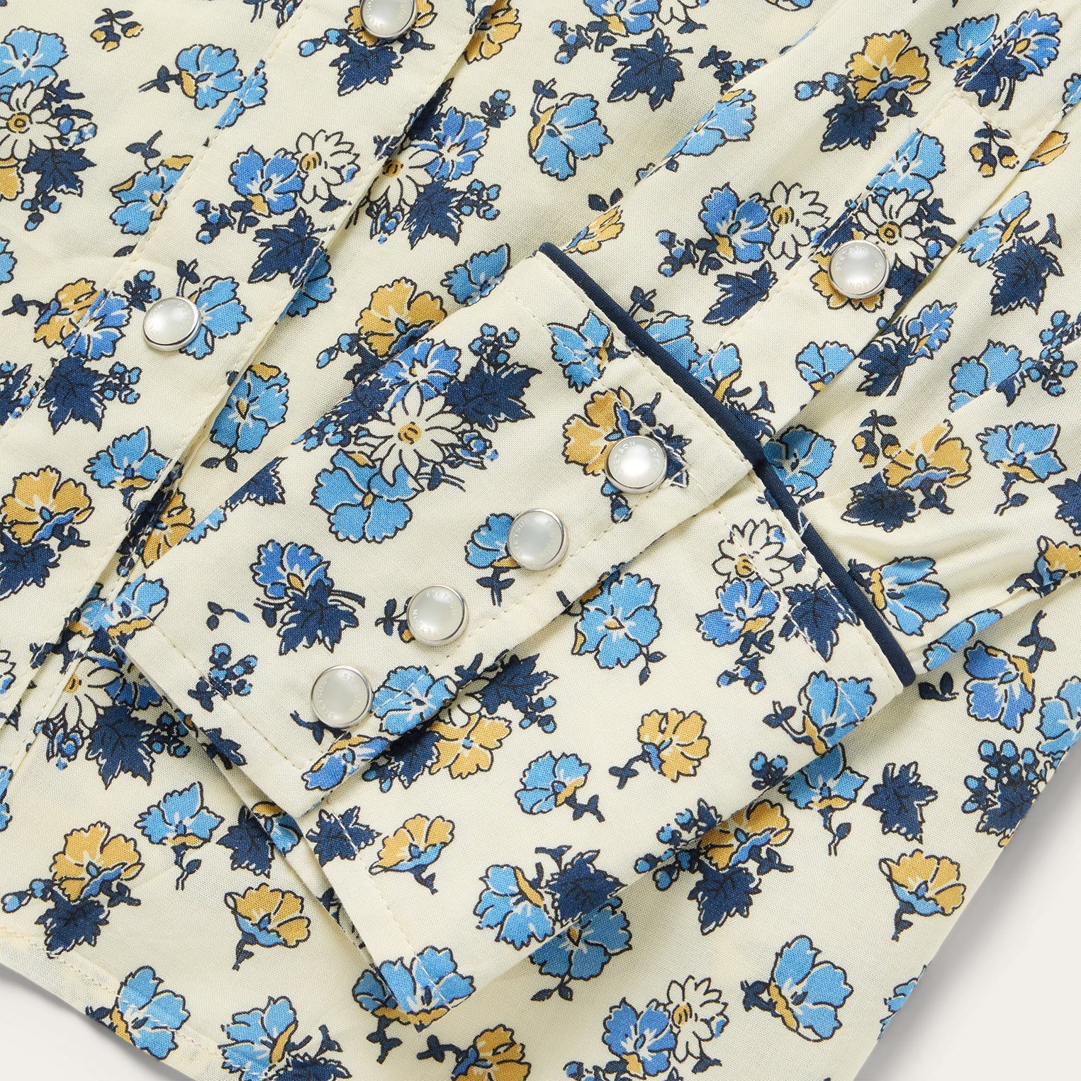 Field Flowers Print Shirt Yellow | Stetson Women