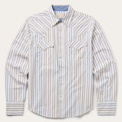 Ombre Stripe Western Shirt Brown | Stetson Men