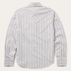 Ombre Stripe Western Shirt Brown | Stetson Men