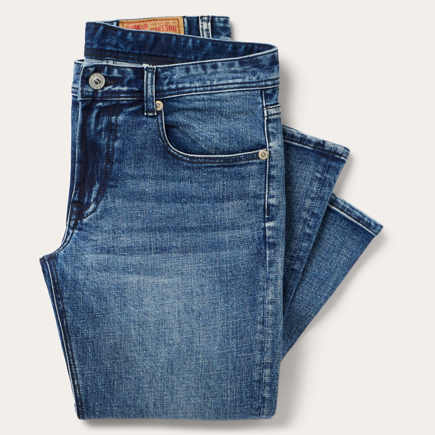 1015 Rocker Fit Stretch Jeans Blue | Stetson Men