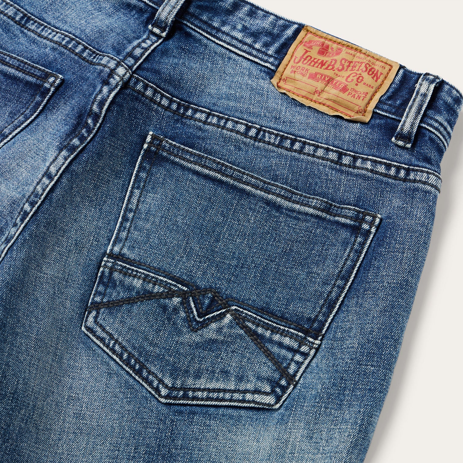 1015 Rocker Fit Stretch Jeans Blue | Stetson Men