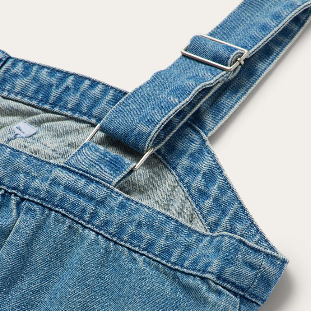 Button Front Denim Tank Top Blue | Stetson Women