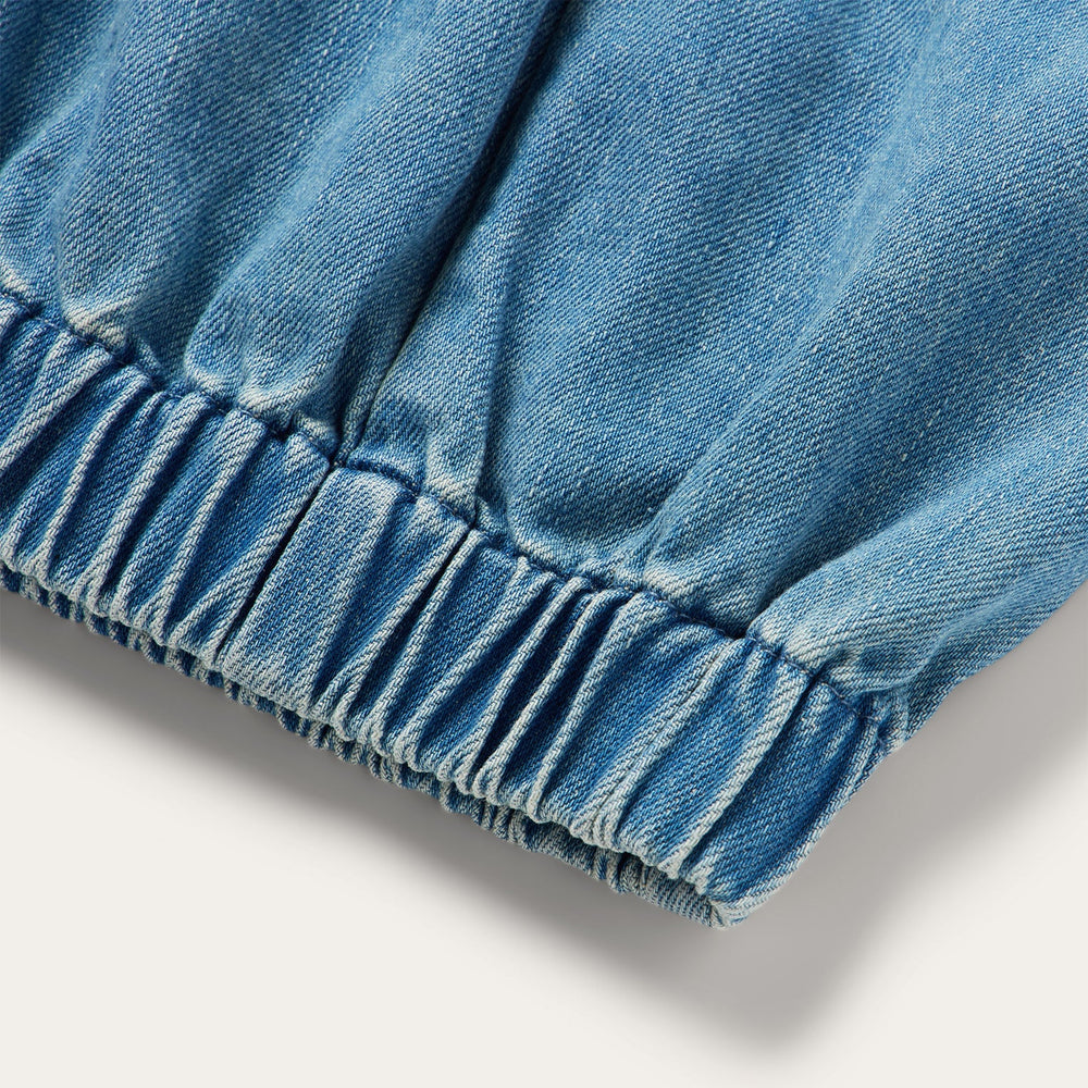 Button Front Denim Tank Top Blue | Stetson Women