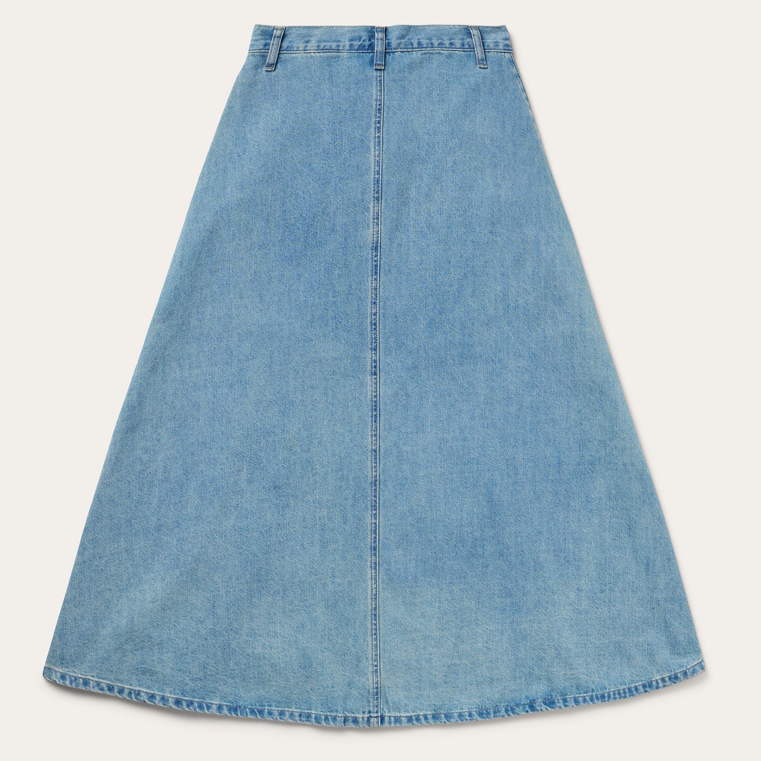 Light Wash Denim Skirt Blue | Stetson Women