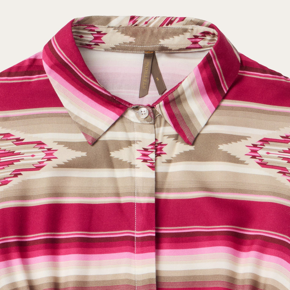 Scarlet Serape Midi Dress Red | Stetson Women