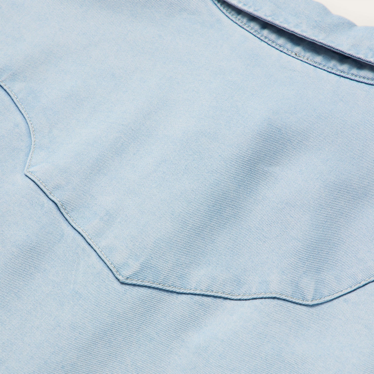 Arrow Pocket Denim Shirt Blue | Stetson Women