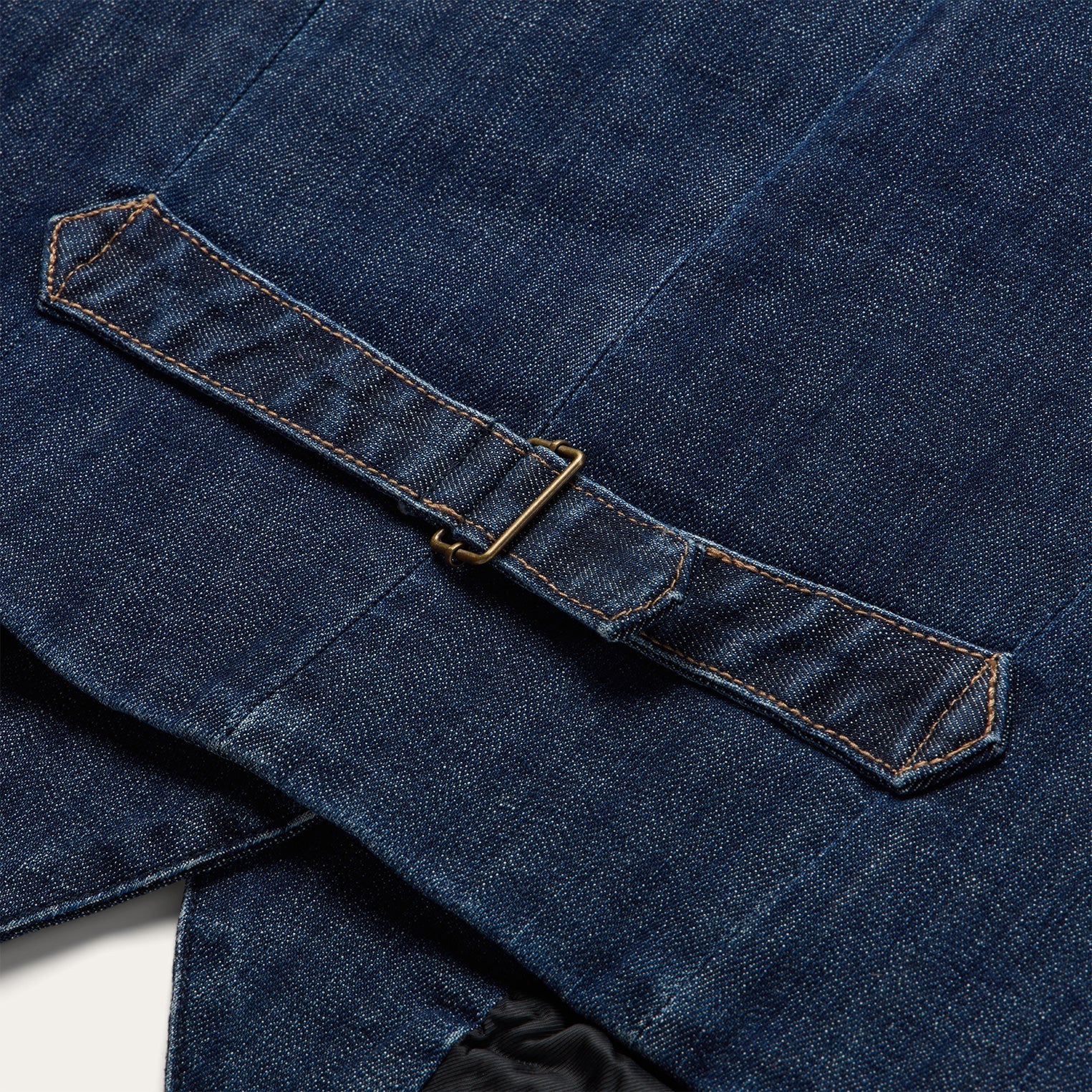 Dark Wash Stretch Denim Vest Blue | Stetson Women