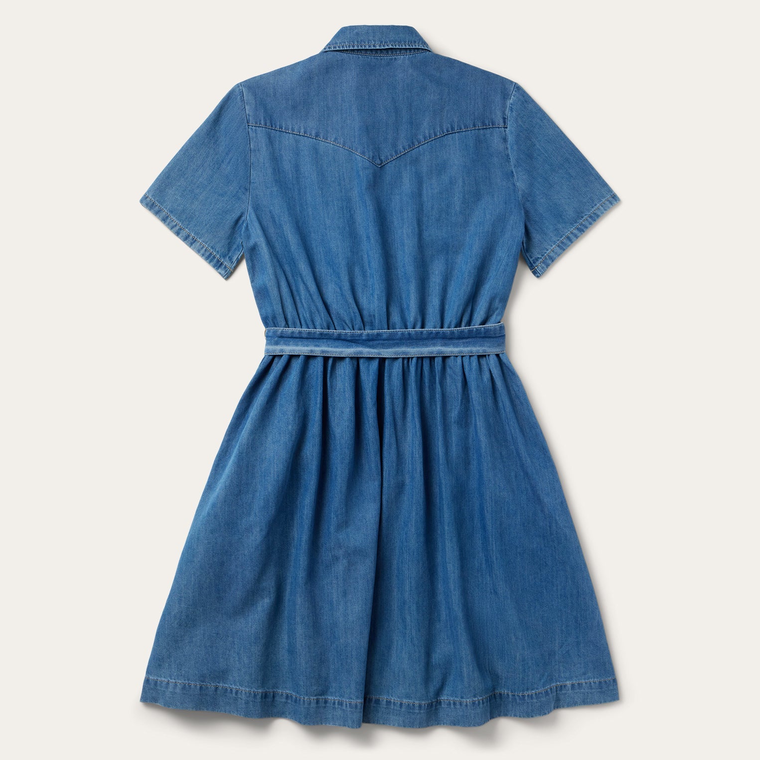 Smile Pocket Denim Dress Blue | Stetson Women