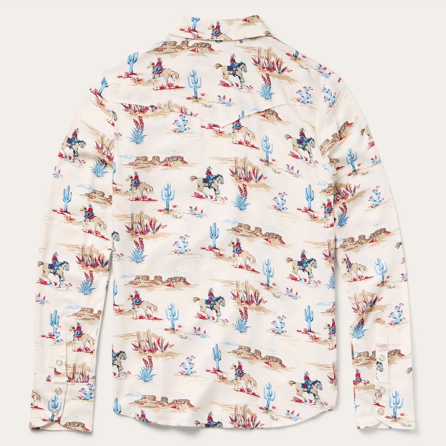 Desert Trail Print Western Shirt White | Stetson Women