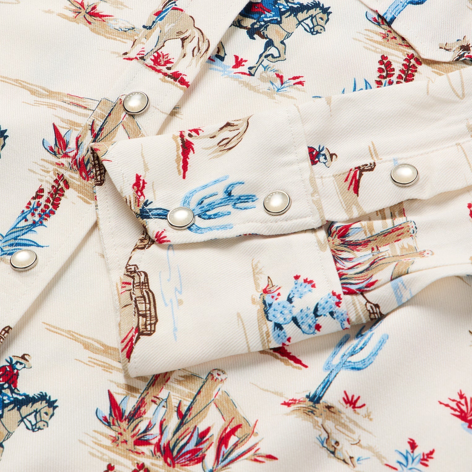Desert Trail Print Western Shirt White | Stetson Women