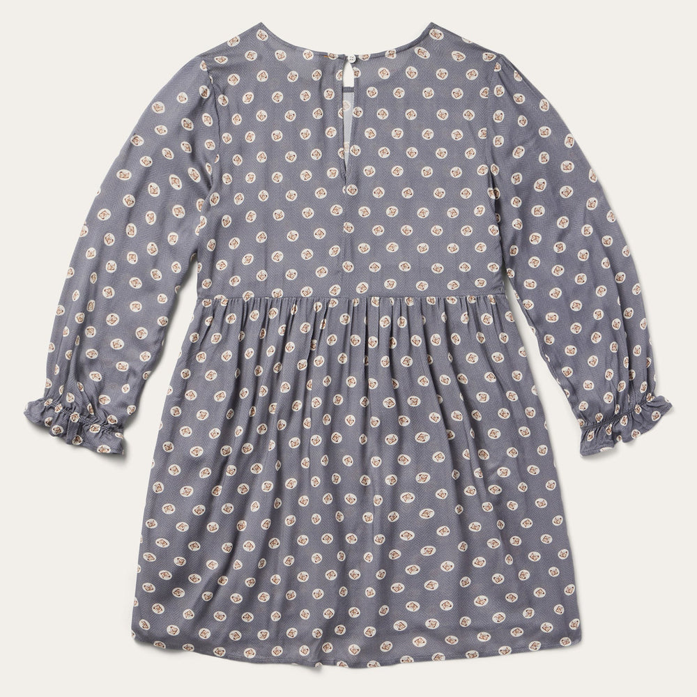 Horse Pennies Print Dress Grey | Stetson Women