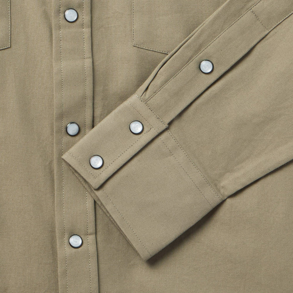 Olive Oxford Western Shirt Olive | Stetson Men
