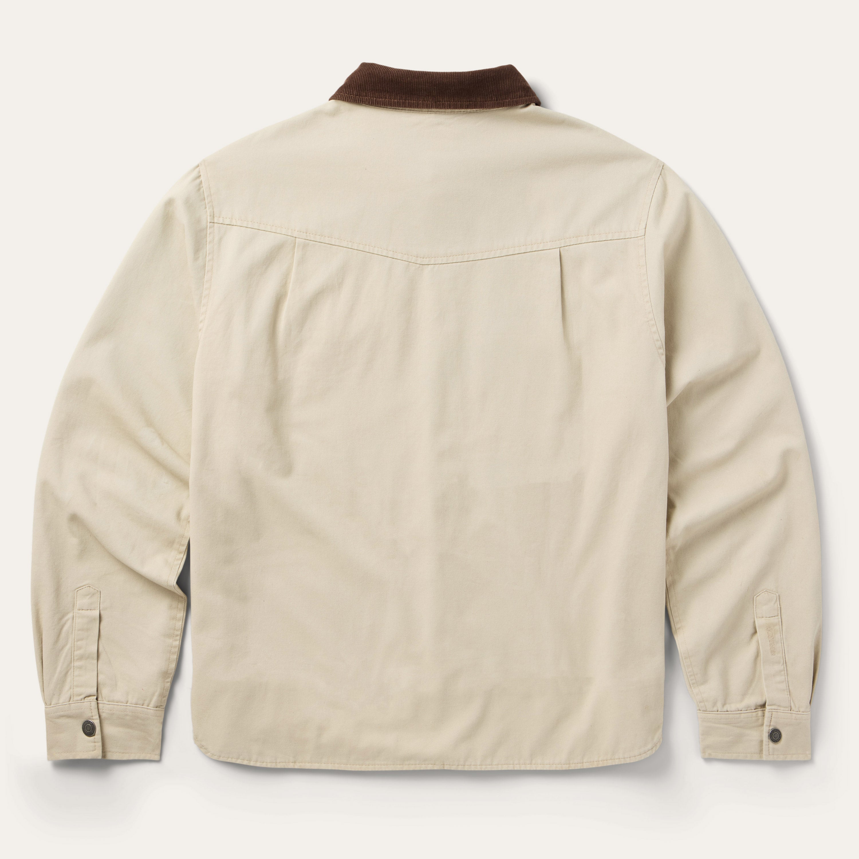 Corduroy Collar Shirt Jacket Tan | Stetson Men