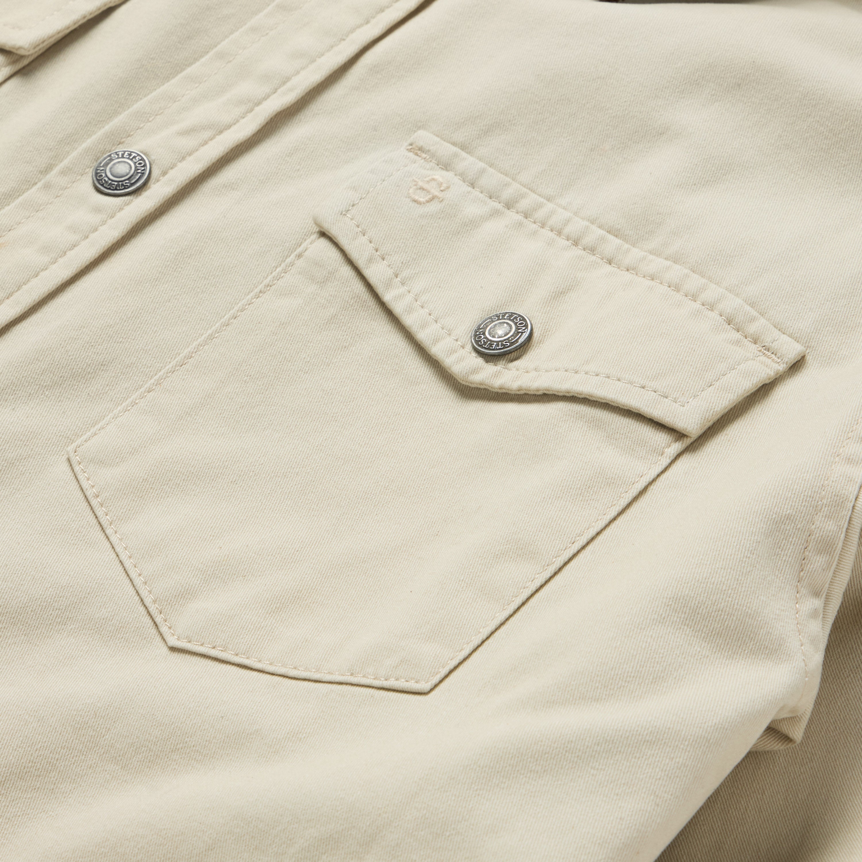 Corduroy Collar Shirt Jacket Tan | Stetson Men
