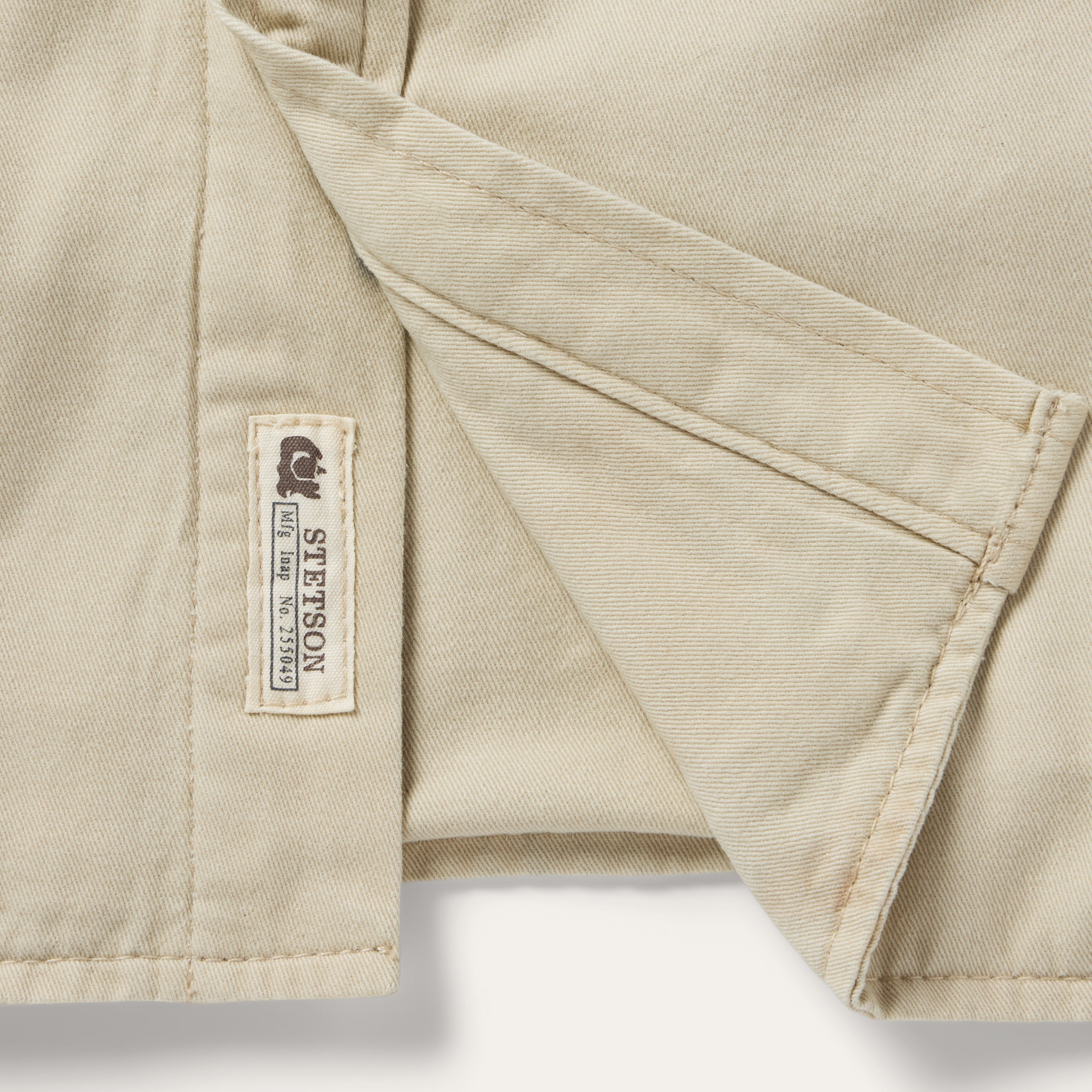 Corduroy Collar Shirt Jacket Tan | Stetson Men