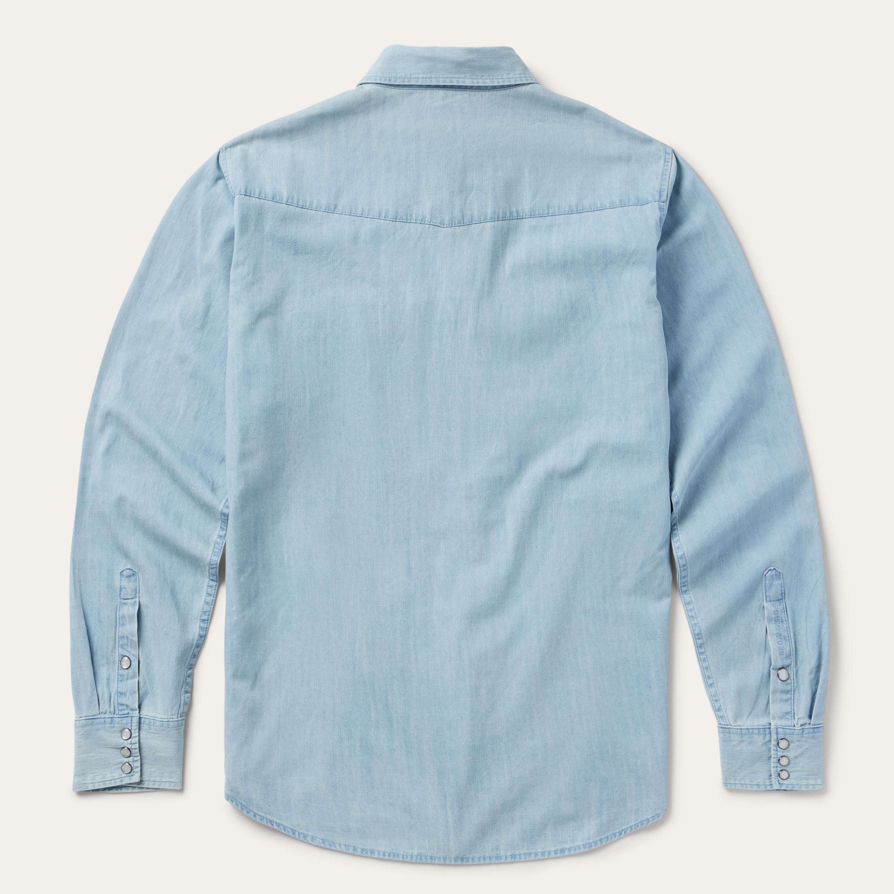 Chambray Oxford Western Shirt Blue | Stetson Men