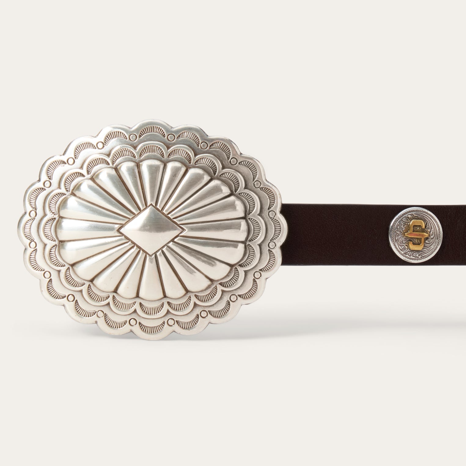 Southwestern Concho Belt Dark Brown | Stetson Women