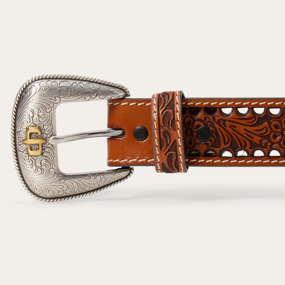 Women's Tooled Belt Natural | Stetson Women
