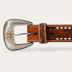 Women's Tooled Belt Natural | Stetson Women