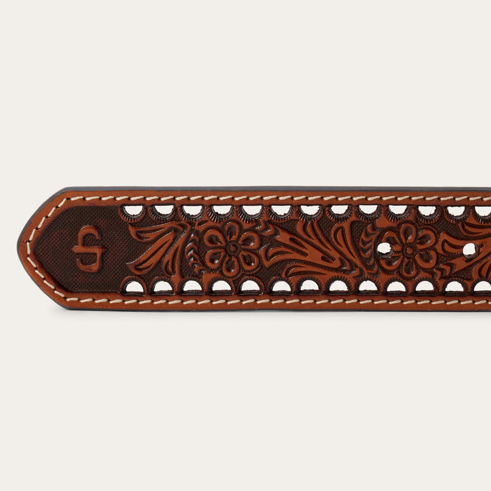 Women's Tooled Belt Natural | Stetson Women