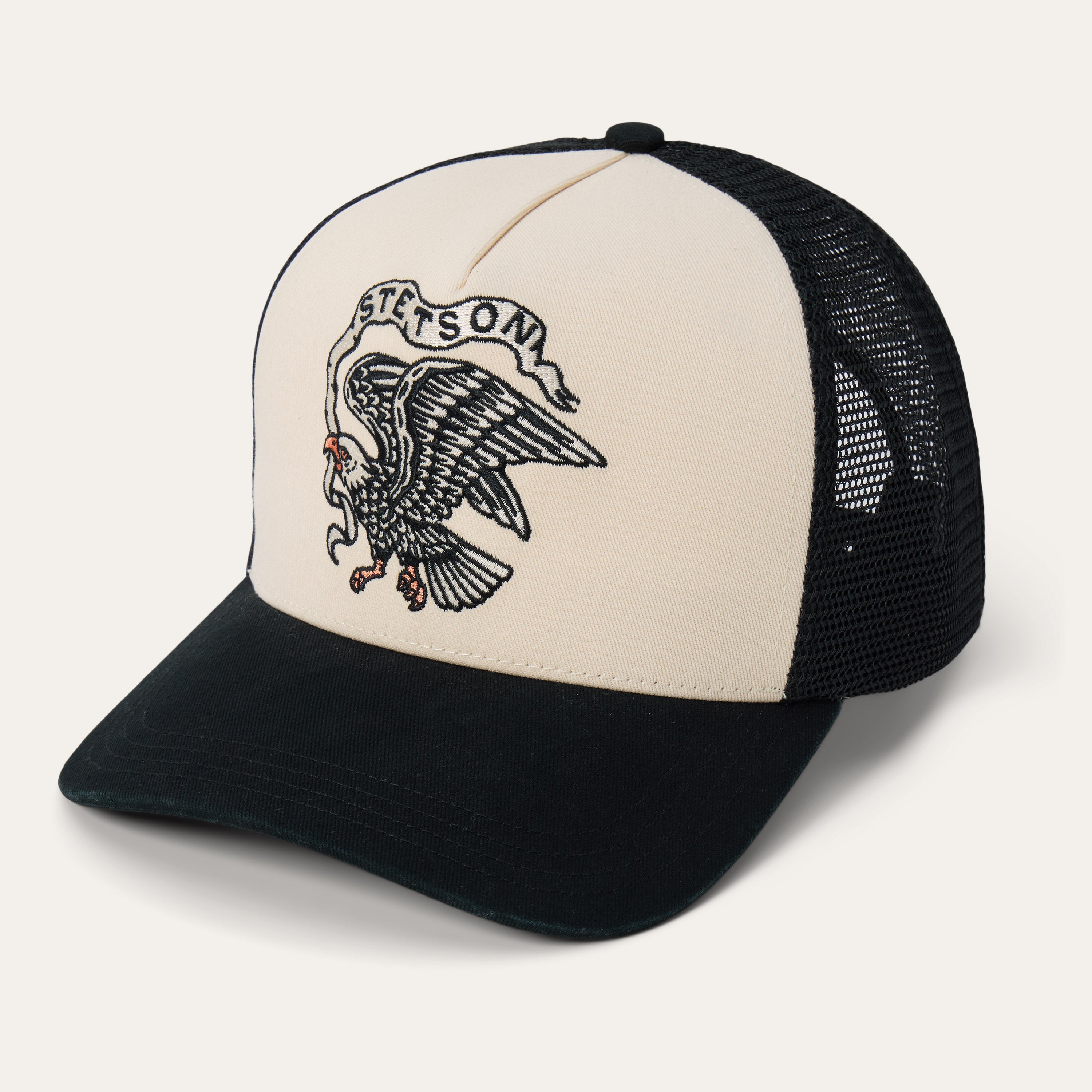 Eagle Trucker Hat Black | Stetson Hats