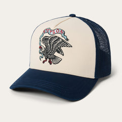 Eagle Trucker Hat Navy | Stetson Hats