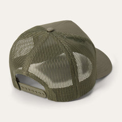 Bison Trucker Hat Olive | Stetson Hats