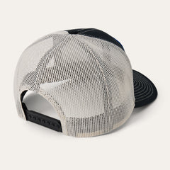 Bison Patch High Crown Trucker Hat Black | Stetson Hats
